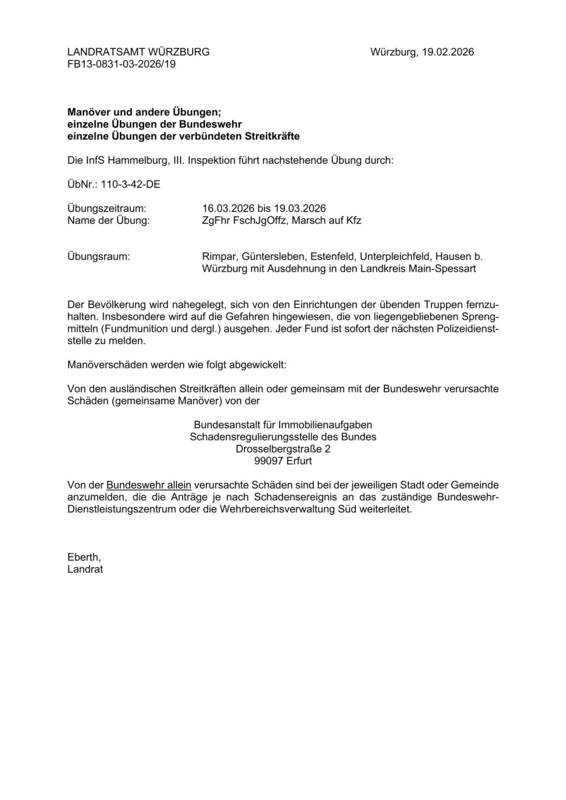 Manöver 1603 Estenfeld