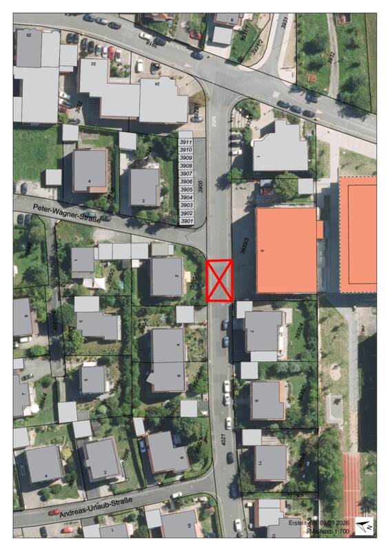 Vollsperrung Bereich St.-Mauritius-Straße 12.09.2026 bis 13.09.2026